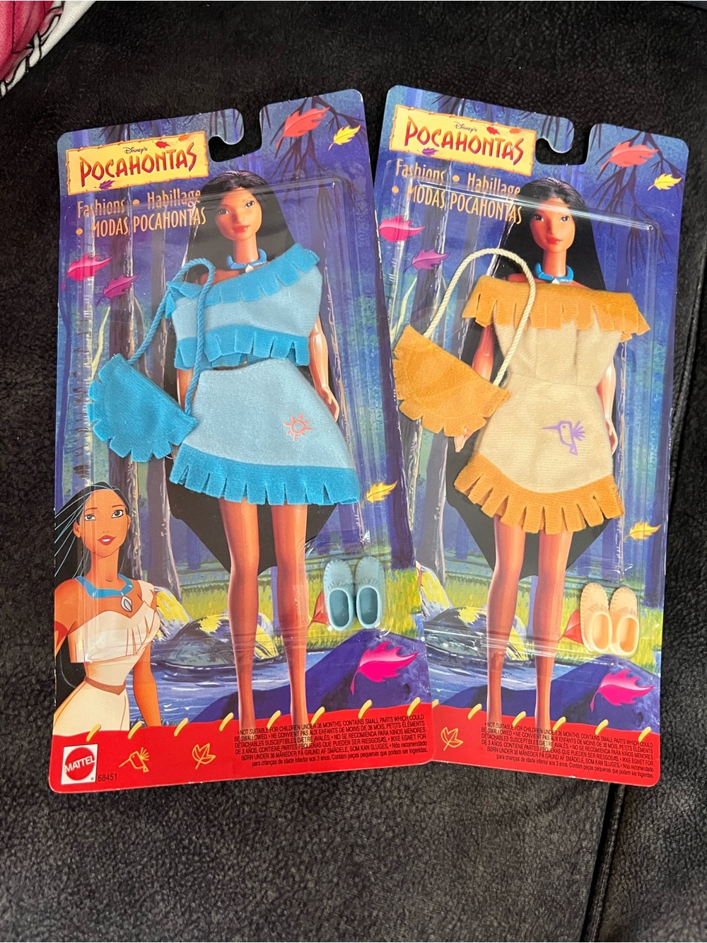 Disney Pocahontas Fashion Sets in Blue and Tan